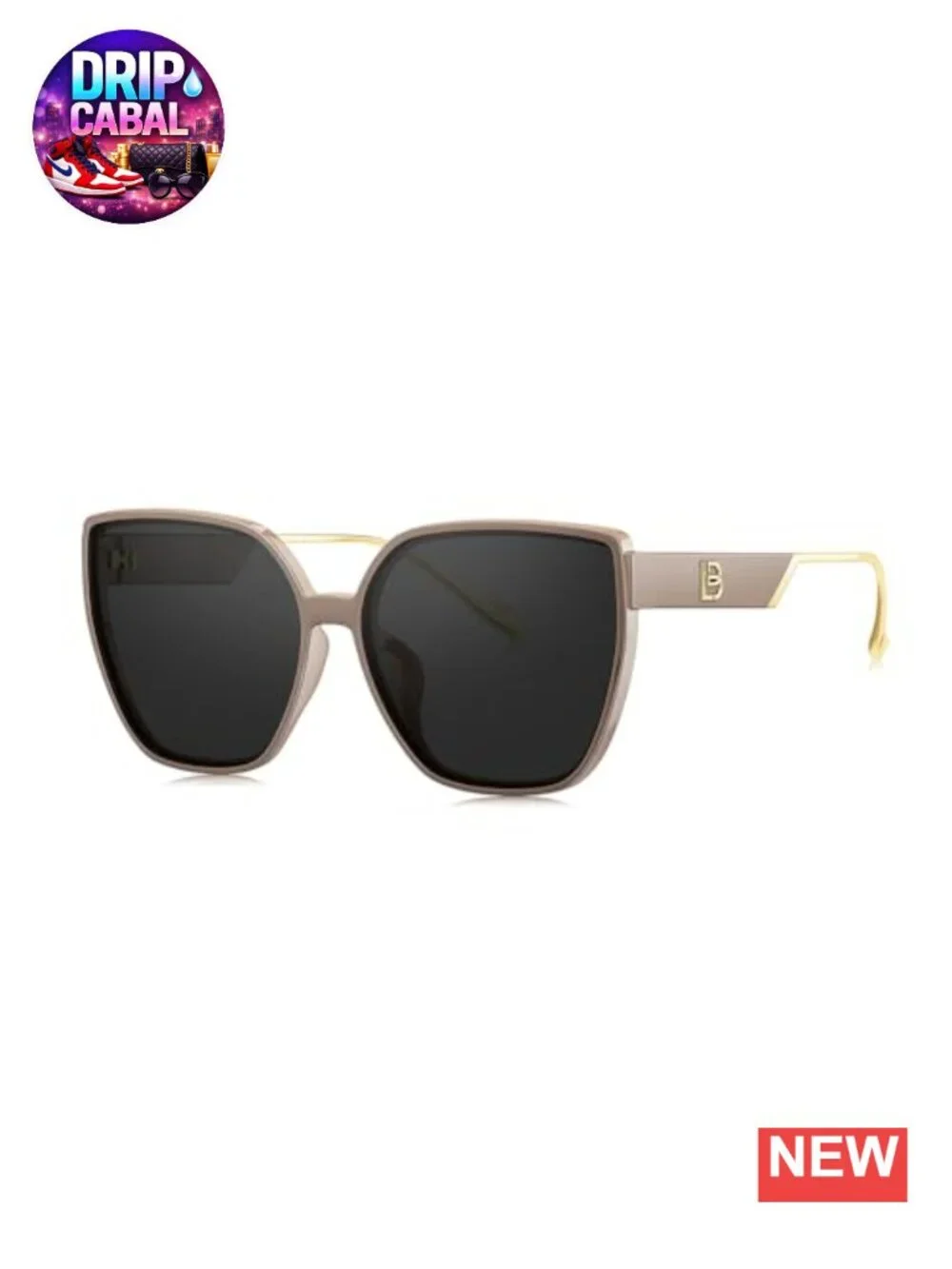 Polarized Cat Eye Sunglasses, UV400 Protection, TR90 Nylon
